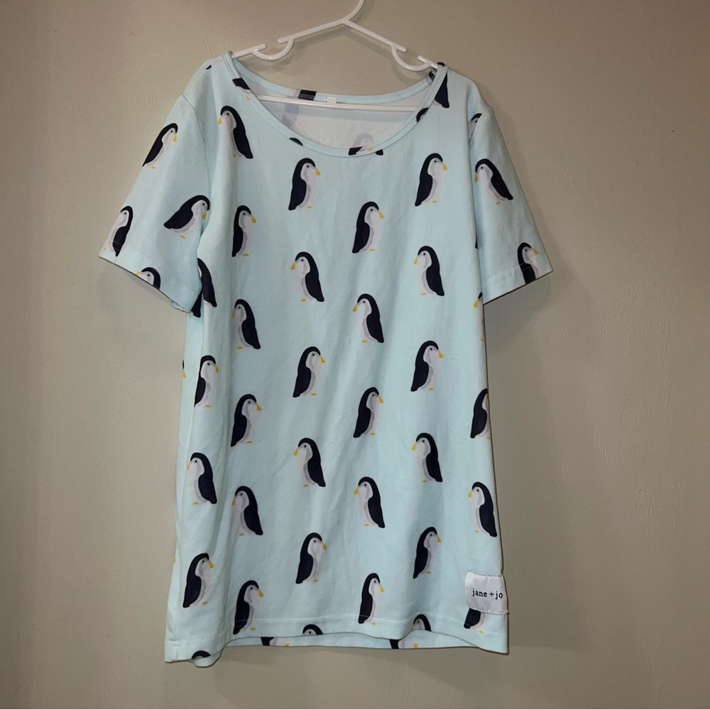 Jane + Jo 14/16 Penguin  Waddle Lounge Top